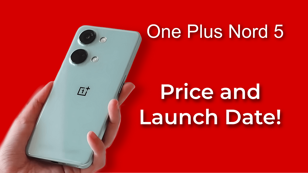 OnePlus Nord 5 Launch Date in India